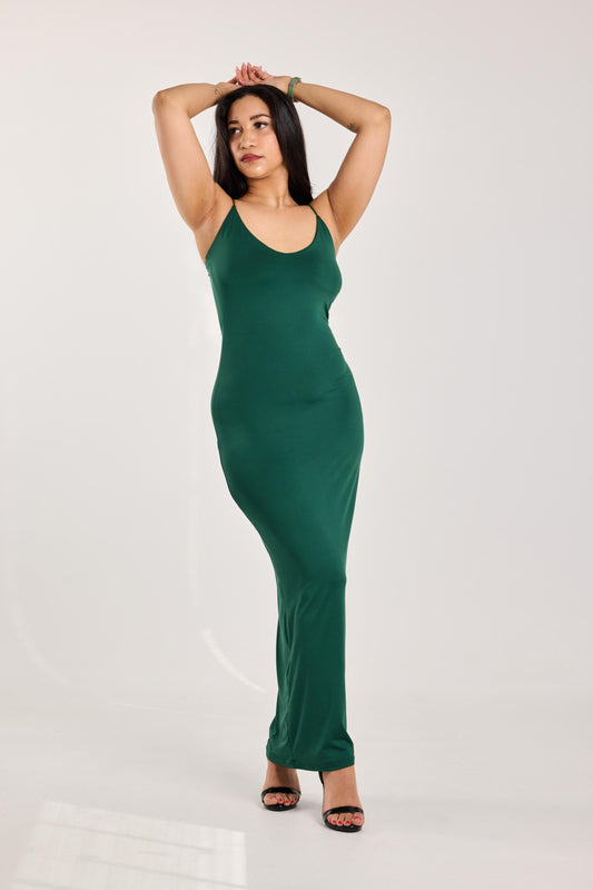Emerald Grace Bodycon Dress
