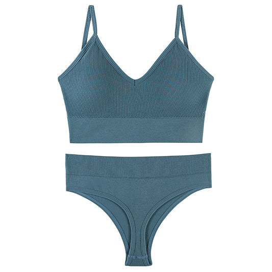 Womens Seamless Underwear Set