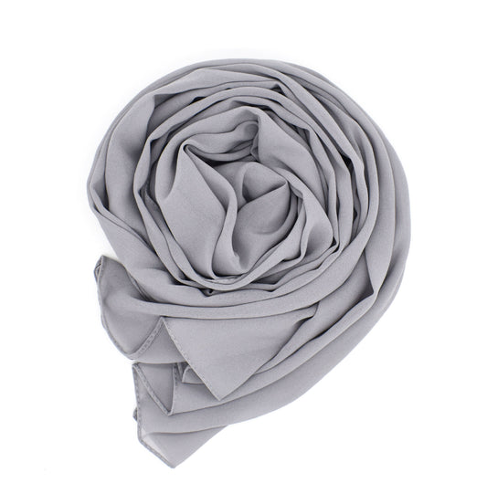 Plain Chiffon Scarf