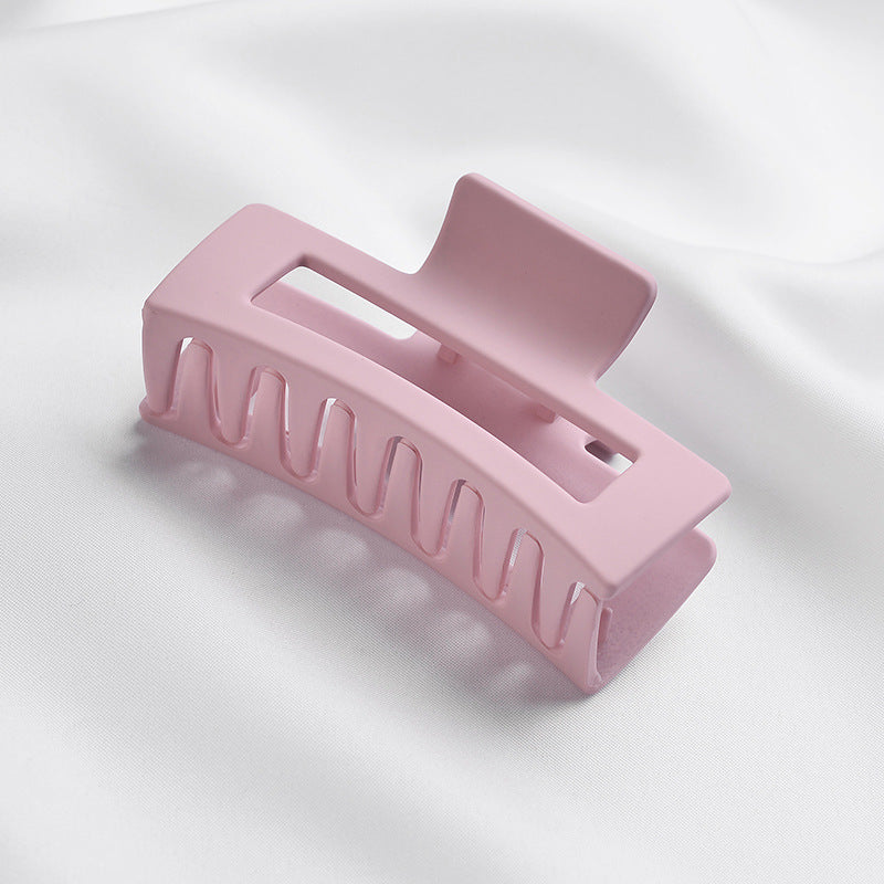 Rectangular Frosted Claw Clip