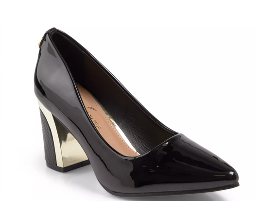 Daniel Hechter Black Court Heels