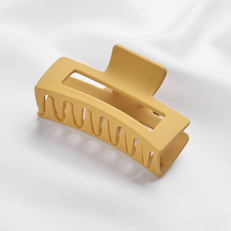 Rectangular Frosted Claw Clip