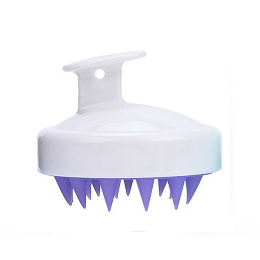 Shampoo Scalp Cleansing Brush - White & Purple