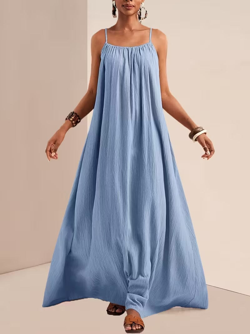 Relaxed Maxi Dress - Cloud Blue
